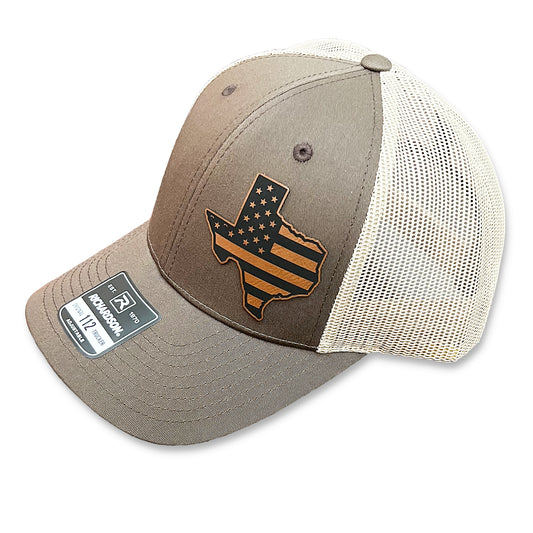 TX US Flag Patch Hat