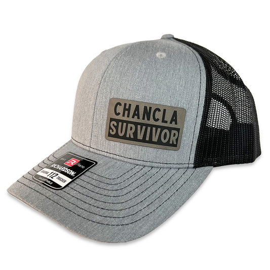 Chancla Survivor Custom Hat with Authentic Leather Patch