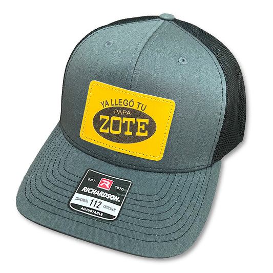 Papa Zote Custom Hat with Authentic Leather Patch