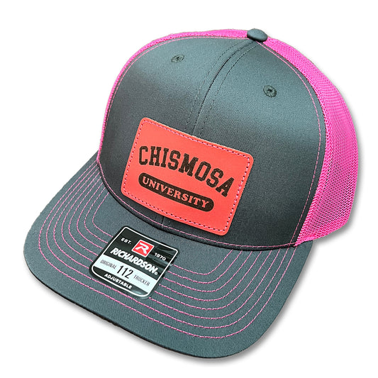 Chismosa Custom Hat with Authentic Leather Patch