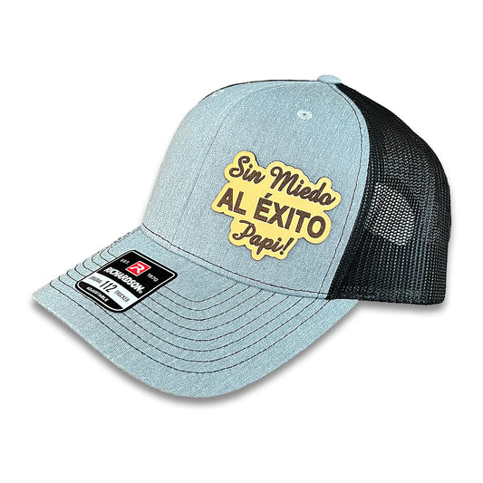 Sin Miedo al Exito Custom Hat with Authentic Leather Patch